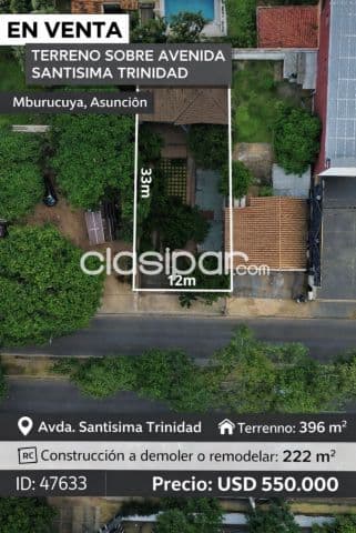 Oportunidad s/ Avda Santisima Trinidad