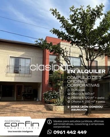 Complejo de 3 oficinas corporativas totalmente independientes, zona león condou