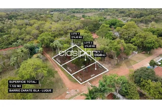3 terrenos juntos en isla zárate - Luque - 1.122 m2 — foto 5
