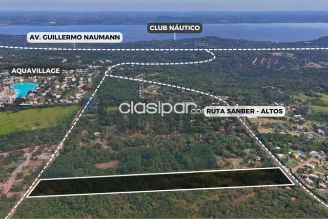 En venta Terreno estratégico sobre Ruta Sanber–Altos
