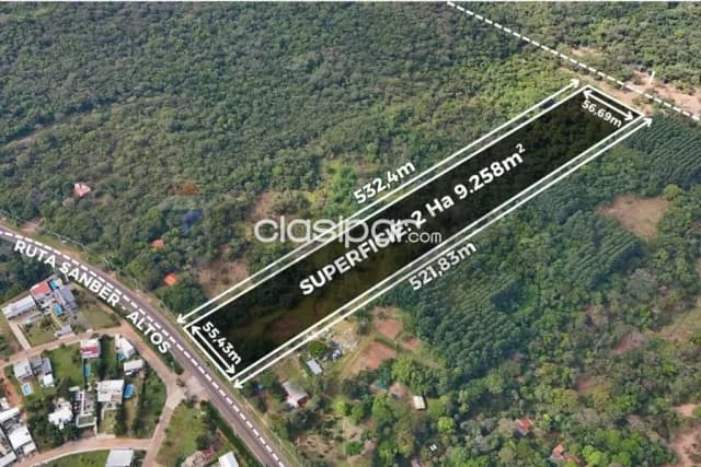 En venta Terreno estratégico sobre Ruta Sanber–Altos — foto 4