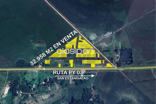 Terreno en santaní, San Estanislao 84 lotes, foto 4