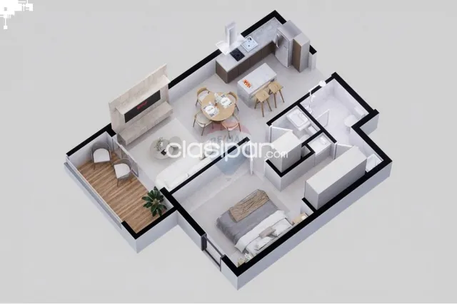 Departamento 1 Dormitorio en Pozo Las Lomas, foto 5