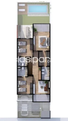 Dúplex en Pozo - San Jorge, Asunción (Residencia Ytakua) — foto 4