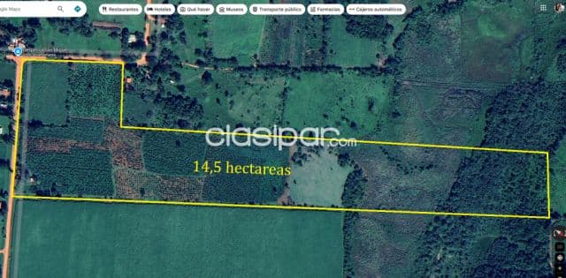 terreno 14,5 hectarias en Carlos Pfam cerca de Planta Urbana y Colonia ind, foto 1