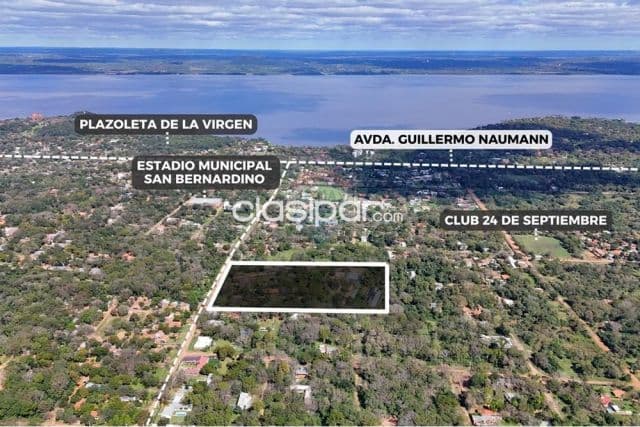 San Bernardino, Cordillera, Paraguay TERRENO EN VENTA - San Bernardino 🏞 Terreno en Vent