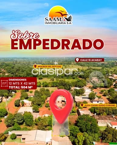 Terreno en venta de 504m2 en el km 16 acaray minga guazú, foto 4
