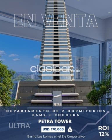 Petra tower- depto de 2 dormitorios