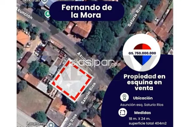 Esquina privilegiada en venta fdo de la mora — foto 3