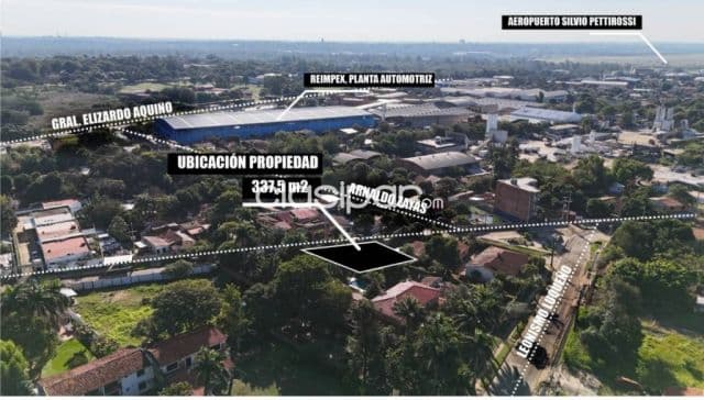 Terreno en Luque a metros de la ruta elizardo aquino