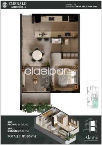Depto en pozo zona shopping del sol - emerald 4