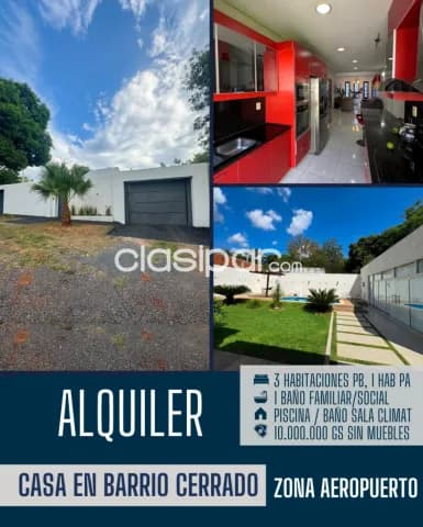 Casa en alquiler en Barrio Cerrado – Zona Aeropuerto, Luque, foto 2