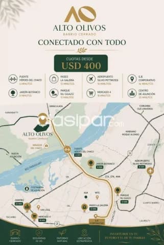Terreno en barrio cerrado alto olivos — foto 4