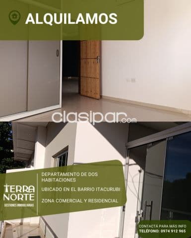 Departamento de dos habitaciones en alquiler — foto 1