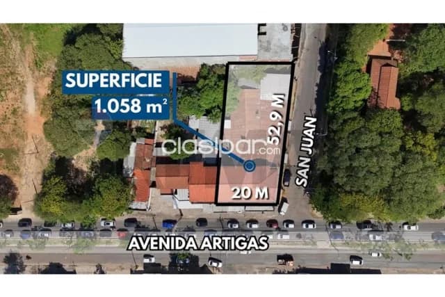 Amplio terreno en esquina sobre la avenida artigas — foto 2