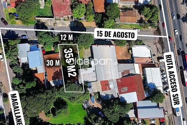 Terreno 355m2 fernando zona sur cerca de acceso sur — foto 1