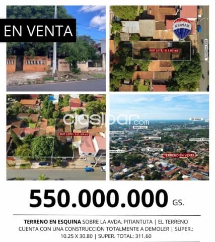 Terreno sobre la avda. Pitiantuta a la venta — foto 2