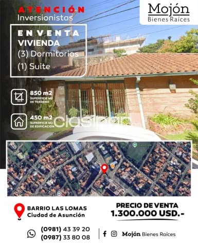 En venta casa en esquina en el barrio Las Lomas de la ciudad de Asunción — foto 2