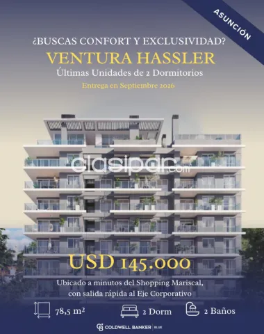 En Venta Departamento de 2 dormitorios en Los Laureles Asunción — foto 2