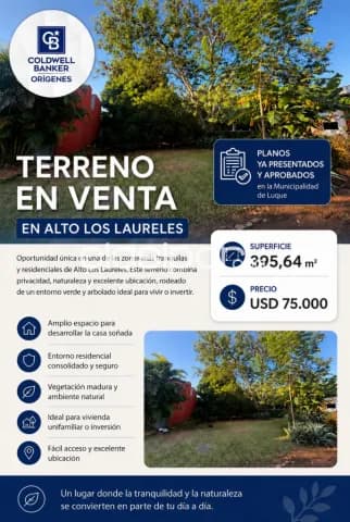 En Venta Terreno en Barrio Cerrado Luque — foto 2