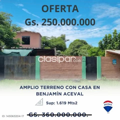 Casa con terreno en benjamin aceval, foto 4