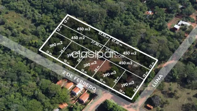 9 lotes contiguos en venta en aregua bo. Las Mercedes, foto 2