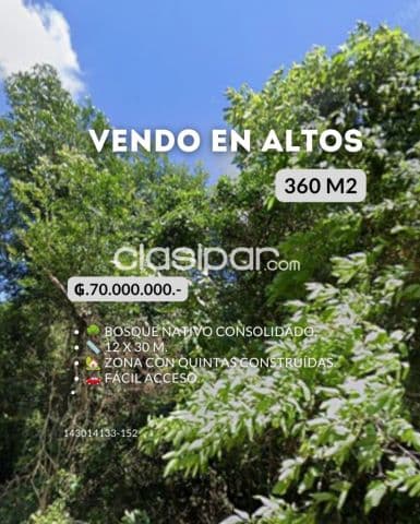 - terreno - paraguay - cordillera - altos