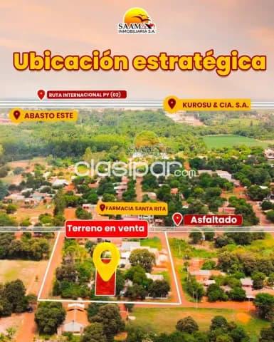 Terreno en venta en Km 15 Acaray – Minga Guazú — foto 3
