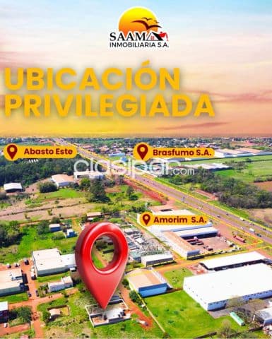 Terreno en venta en el km 15 acaray