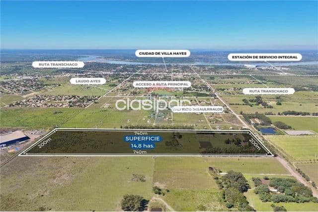 14 has en villa hayes en venta