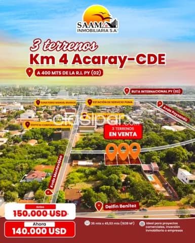 Terreno imperdible en venta en Ciudad del Este- Paraguay — foto 4