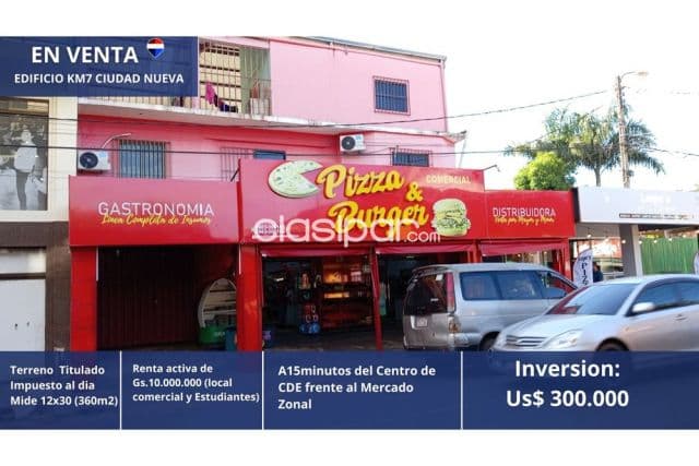 propiedad comercial en Ciudad Nueva Ubicada sobre la calle Guyra Campana