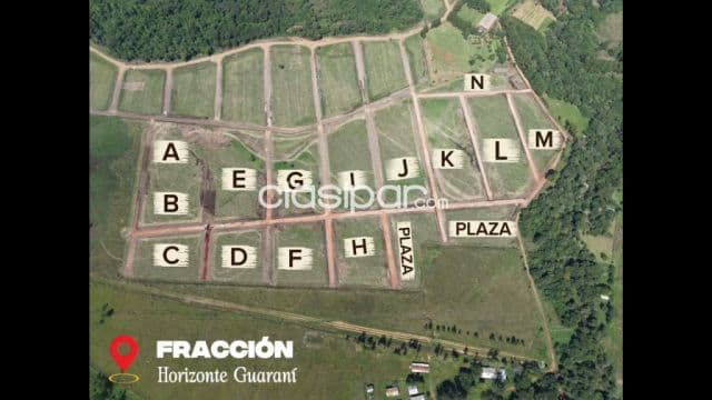 Terreno de 555 m2 en el barrio arroyo porã de cambyreta — foto principal