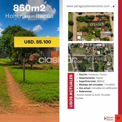 Terreno de 850 m² en venta en el centro de Hohenau, foto 2