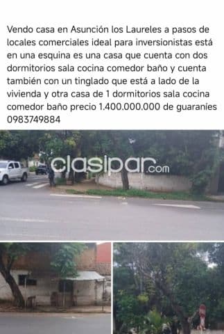 casa en Asunción barrio los laureles