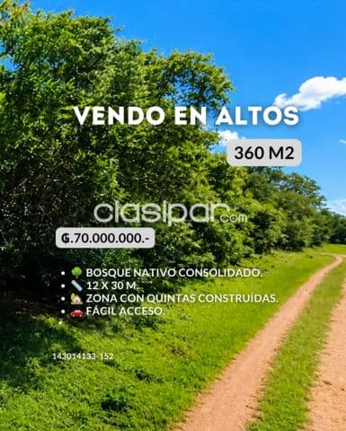 360 m² Wooded Homesite in Las Hortensias, Altos – Surrounded by Nature and Weekend Retreat