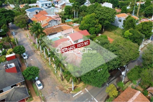 Terreno de 1.023 m2 en esquina en barrio Ycuá Satí!!
