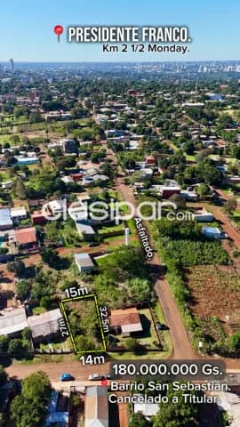 Terreno en presidente franco barrio san sebastian, foto 3