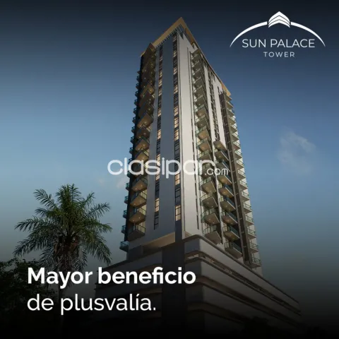 En venta Dpto de 2 habitaciones en el Sun Palace Tower entrega Agosto 2026 — foto 3