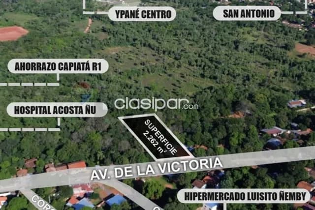 Terrenp s/avda.la victoria 2.262 m2 reducto-San Lorenzo c/frente 32,5 m2, foto 5