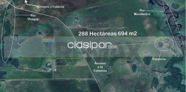 288 hectáreas en Arroyos y Esteros / Coordillera, foto 1