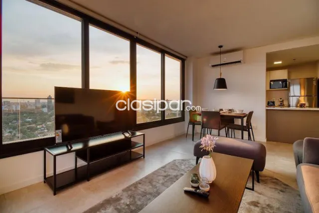Departamento amoblado 2 dormitorios en edificio feel Asunción, foto 3