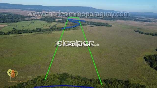 Terreno en venta — 25 hectáreas con arroyo - tebicuary, foto 1