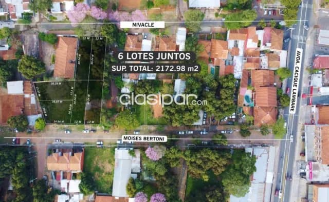 Seis lotes juntos en lambare, foto 4