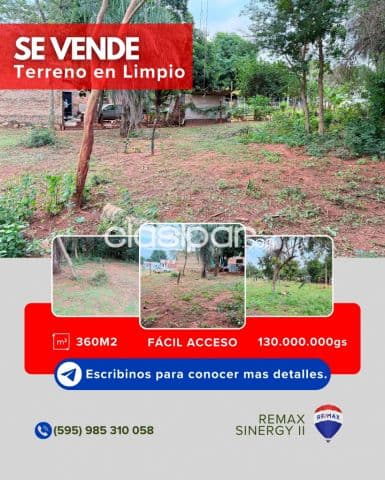 Terreno en limpio
