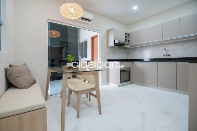 En alquiler – dúplex amoblado en condominio – Lambaré, zona itá enramada, foto 4