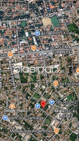esquina de 2.520 m2, A pocas cuadras de Av. Mcal López, Fernando Sur