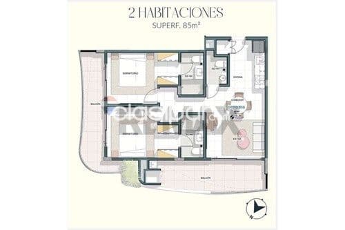 Departamento en Venta en Asunción Las Lomas (Carmelitas) 001527 Calle Federación Rusa esq