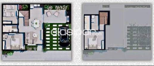 Dúplex 112m² 3 Dorm en Los Castaños Luque - Barrio Cerrado con Pileta