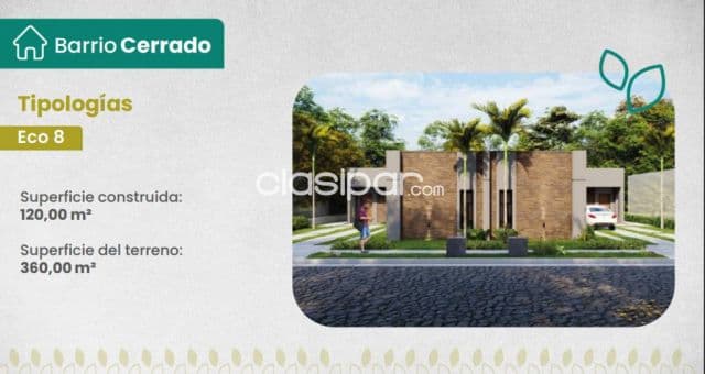 Dúplex 120m² 3 Dorm en Barrio Cerrado Terra Viva - Luque